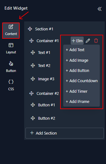 Popup shop editor overview