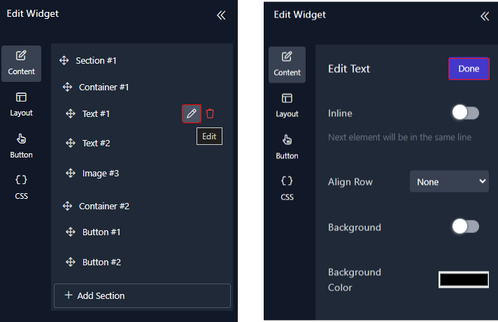 Choose between Popup and Section Shop modes