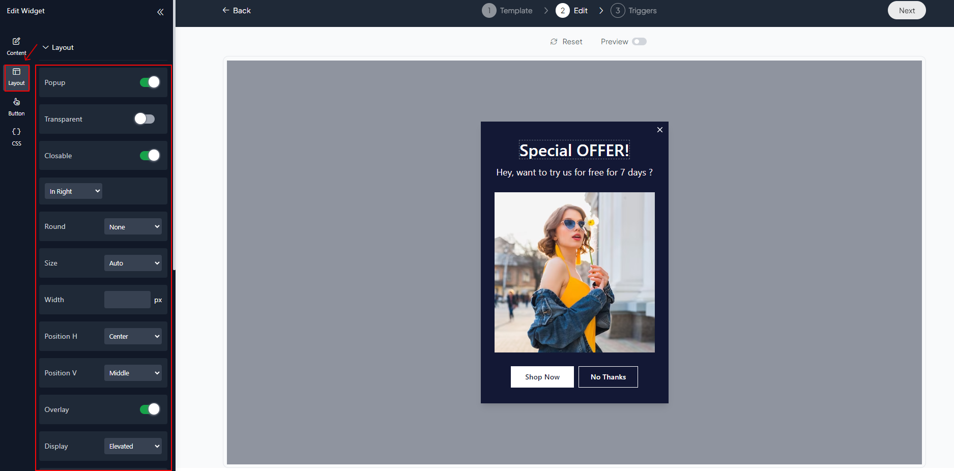 Customize block elements